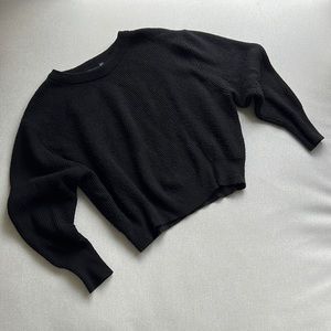 Zara black knit sweater